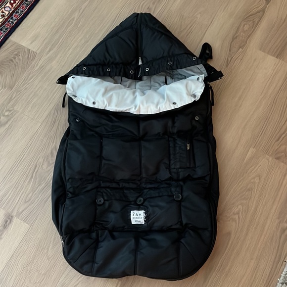 7am enfant Other 7am Enfant Stroller Muff Blanket In Black Poshmark